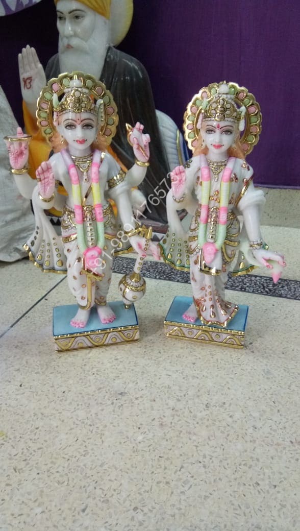 1 FEET MAKRANA MARBLE LAXMI NARAYAN